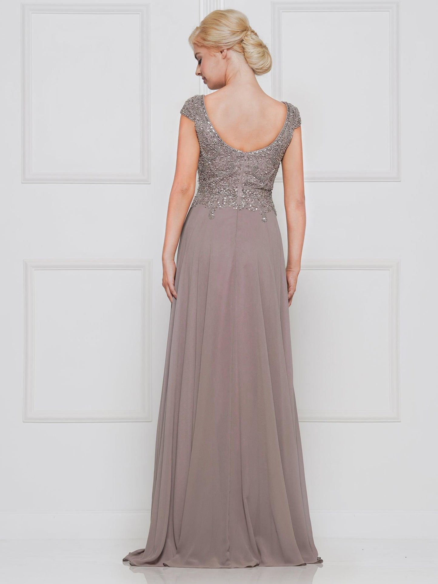 Marsoni Mother of the Bride Long Chiffon Dress 173 - The Dress Outlet