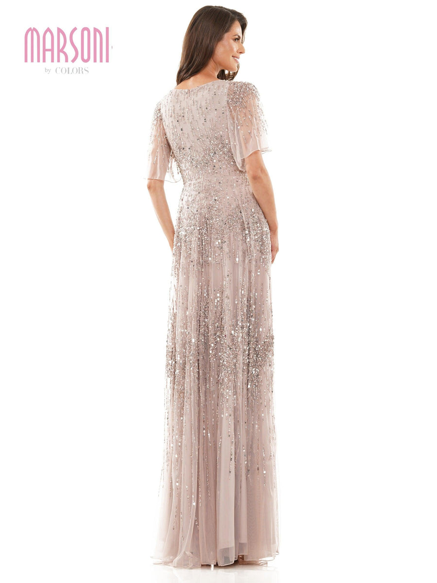 Marsoni Mother of the Bride Long Formal Gown 1217 - The Dress Outlet