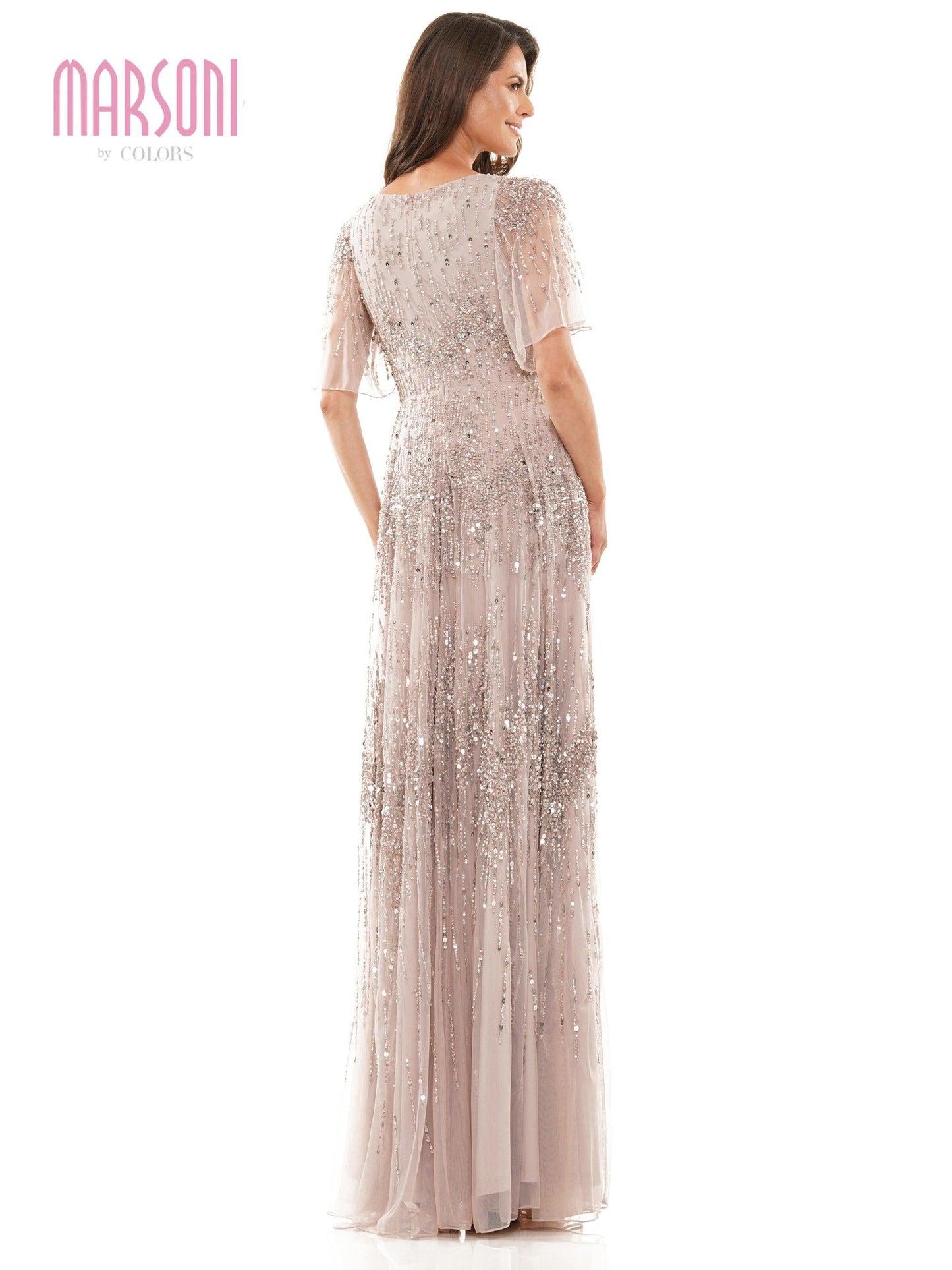 Marsoni Mother of the Bride Long Formal Gown 1217 - The Dress Outlet