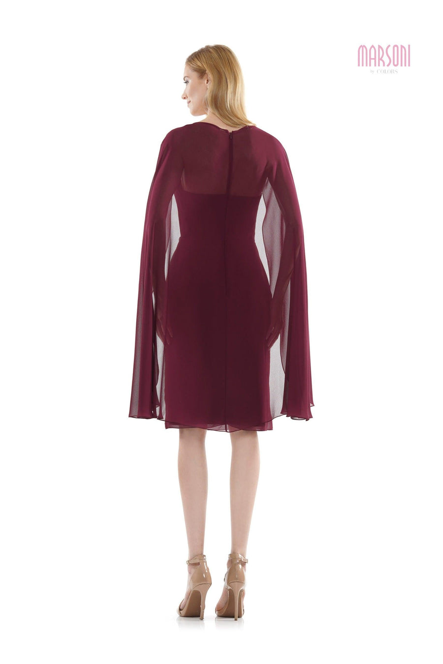 Marsoni Mother of the Bride Sheath Short Gown 1110 - The Dress Outlet