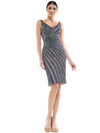 Marsoni Mother of the Bride Short Mesh Dress 1067 - The Dress Outlet