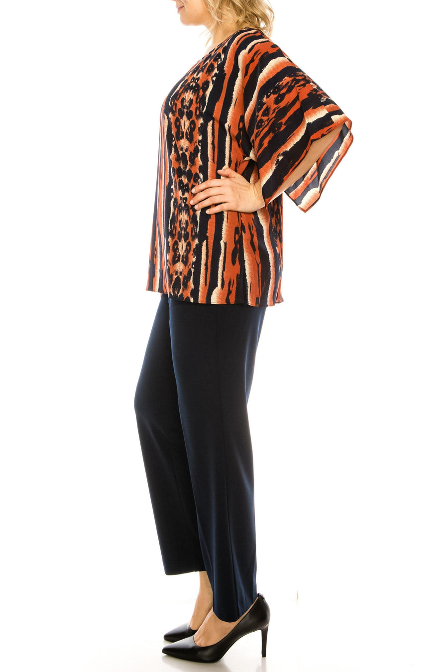 Maya Brooke Formal Two Piece Printed Pant Suit 28810 - The Dress Outlet