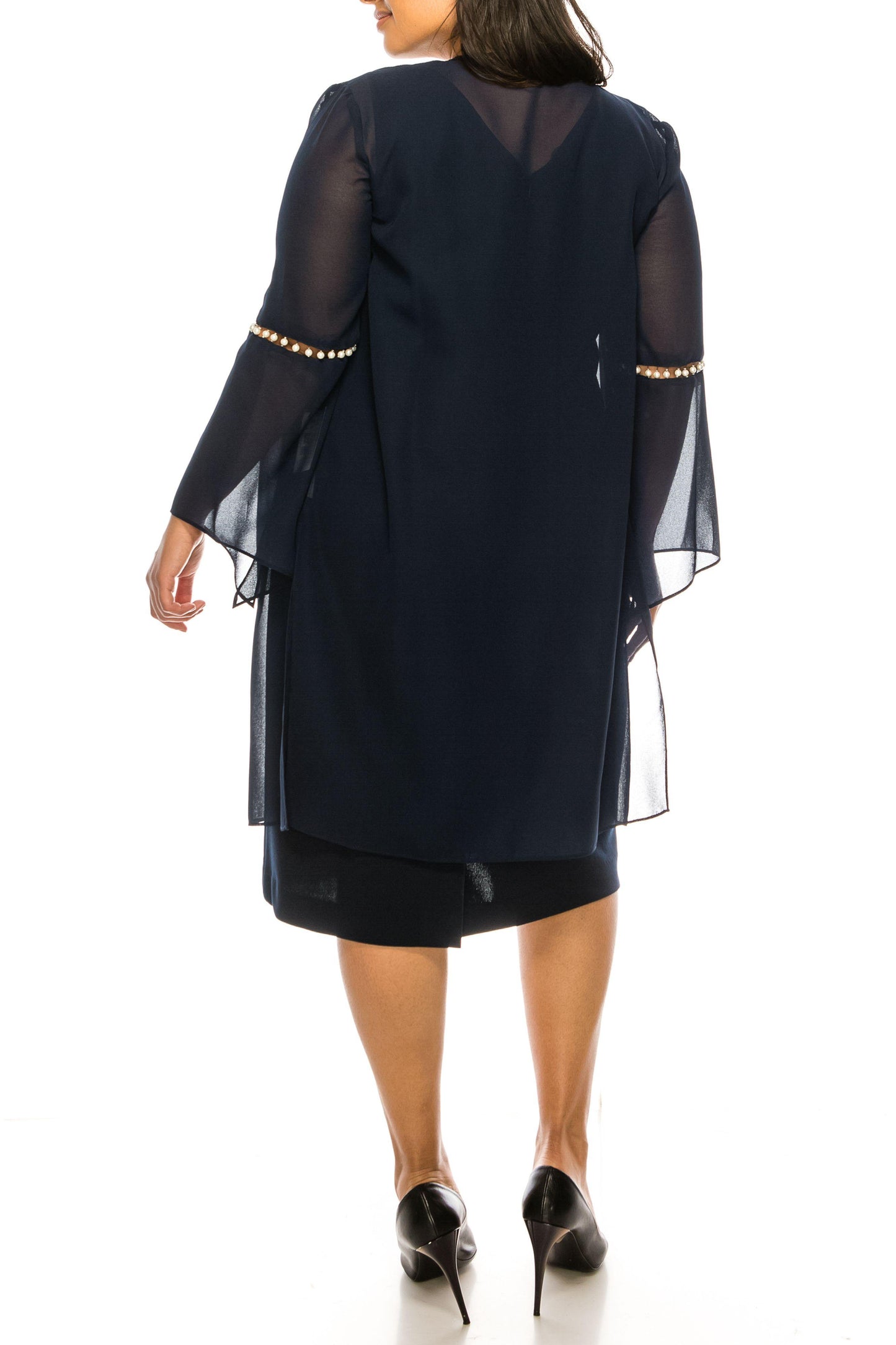 Maya Brooke 3/4 Sleeve Jacket Short Dress 28543 - The Dress Outlet