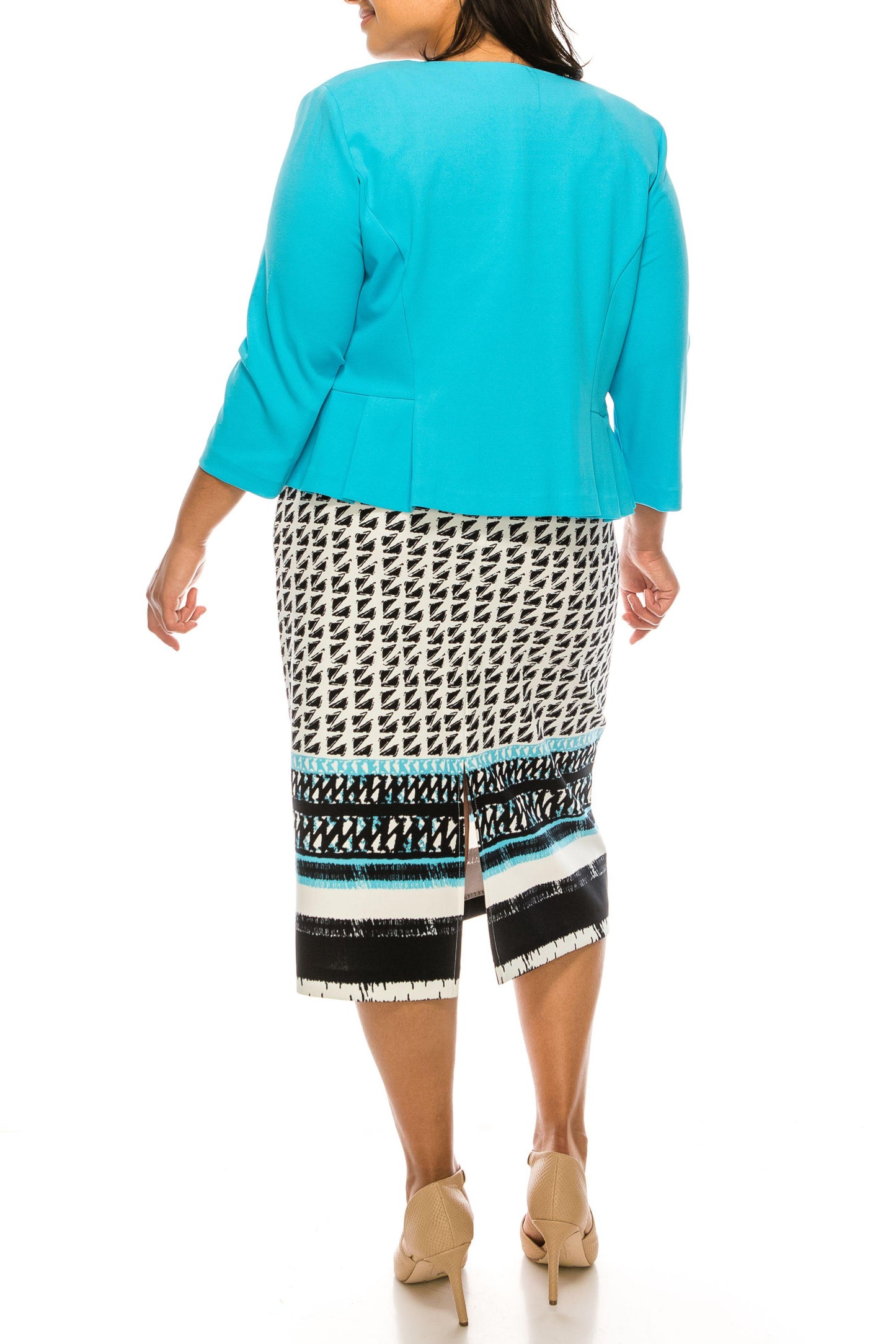 Maya Brooke Plus Size Short Jacket Dress 29479 - The Dress Outlet