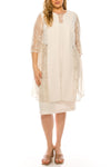 Maya Brooke Plus Size Short Jacket Dress 29486W - The Dress Outlet