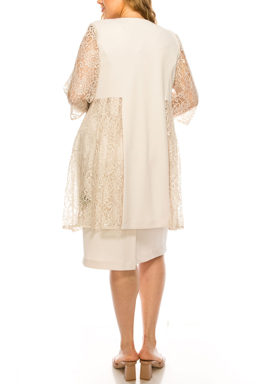 Maya Brooke Plus Size Short Jacket Dress 29486W - The Dress Outlet