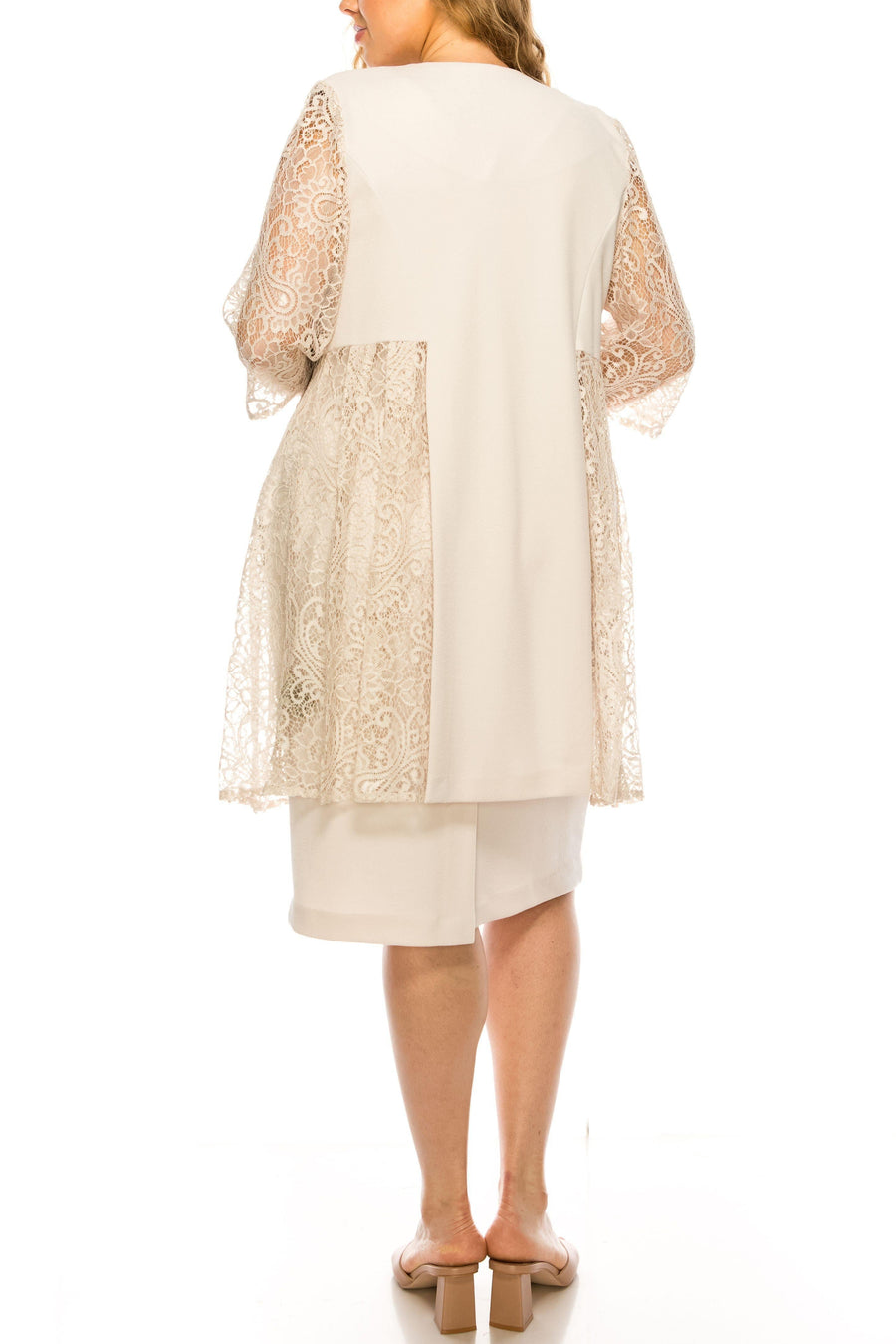 Maya Brooke Plus Size Short Jacket Dress 29486W - The Dress Outlet