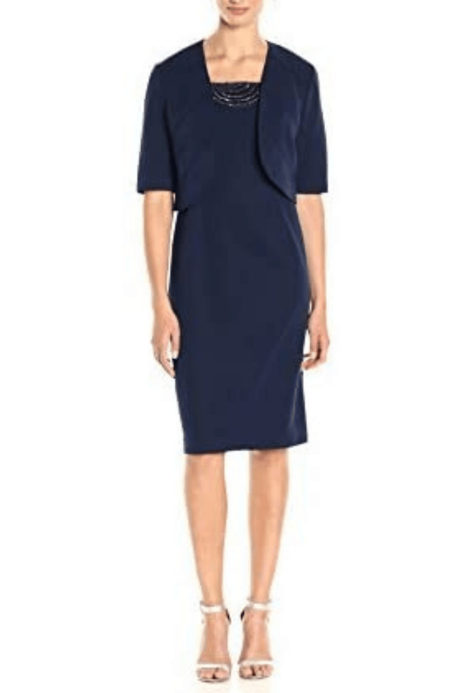 Maya Brooke Short Plus Size Jacket Dress 27385 - The Dress Outlet