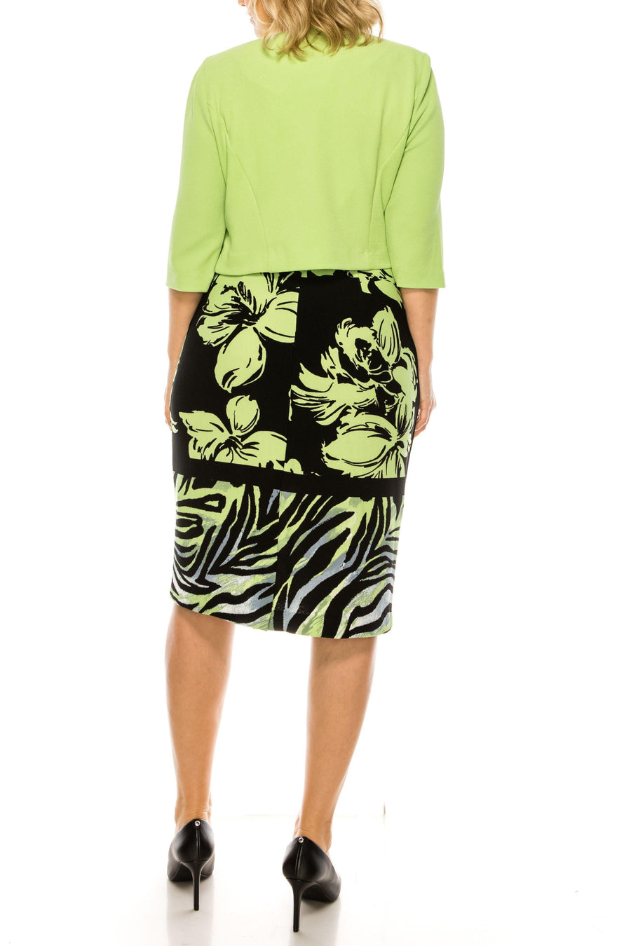 Maya Brooke Short Two Piece Print Jacket Dress 28595 - The Dress Outlet