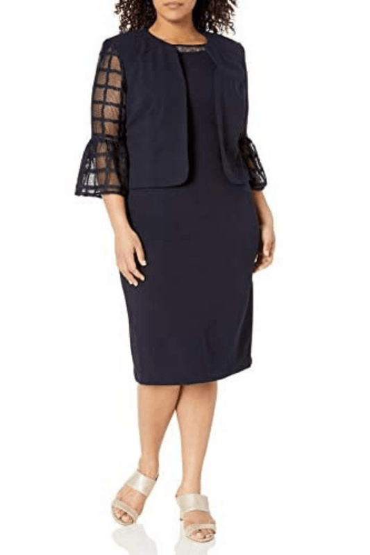 Maya Brooke Two Piece Short Bell Jacket Dress 26489 - The Dress Outlet