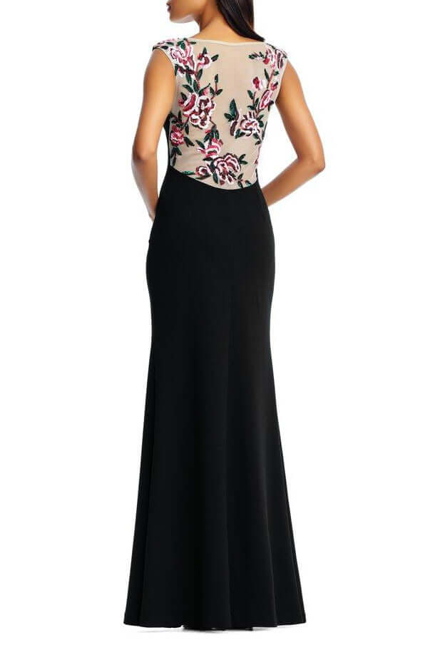 Formal Dresses Long Mermaid Sequin Formal Dress Black