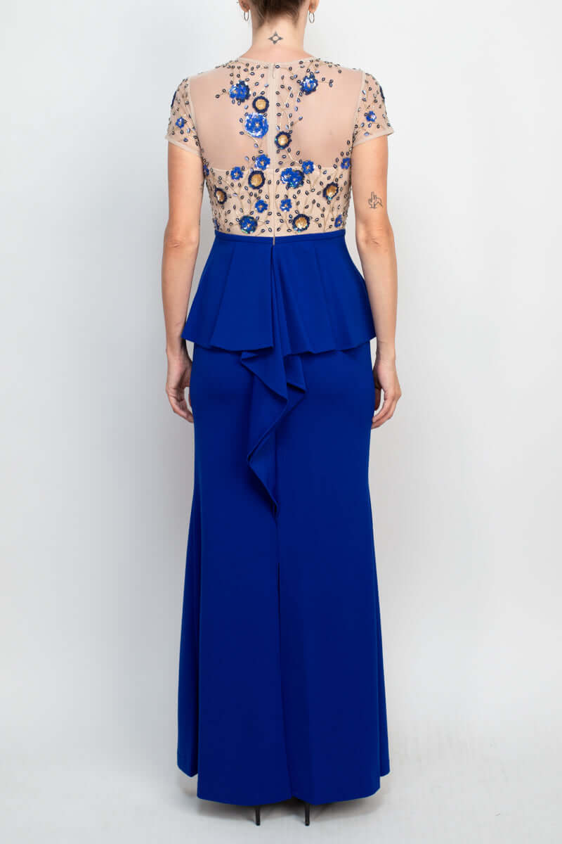 Formal Dresses Long Ruffle Formal Dress COBALT