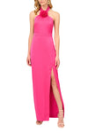 Prom Dresses Fitted Long Formal Slit Prom Dress Hot Pink