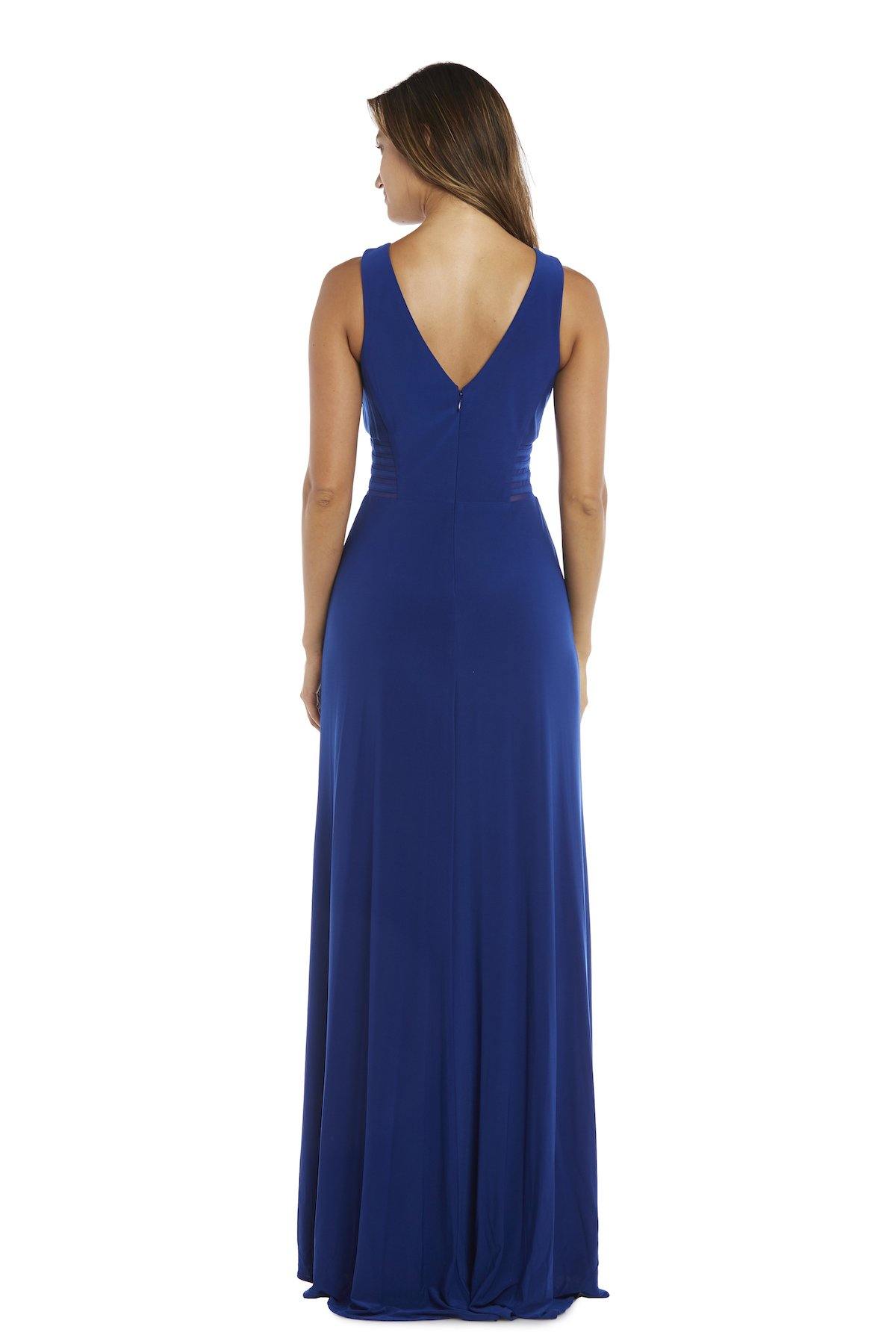 Morgan & Co Long Glitter Lace Formal Dress 12173 - The Dress Outlet