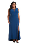 Morgan & Co Long Plus Size Formal Dress 12173WMM - The Dress Outlet