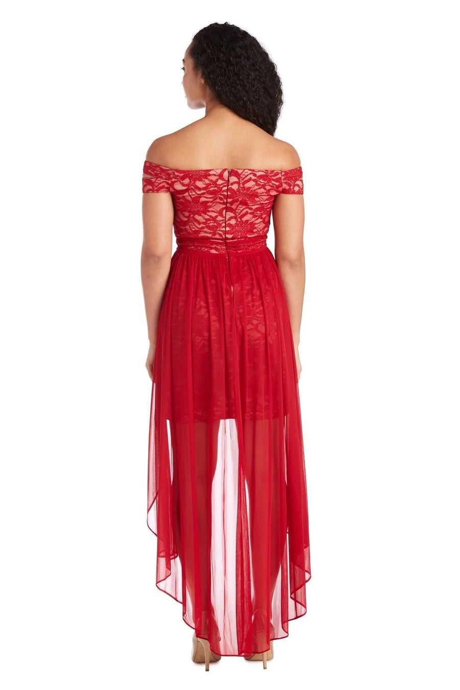 Morgan & Co Homecoming High Low Prom Dress 12671 - The Dress Outlet