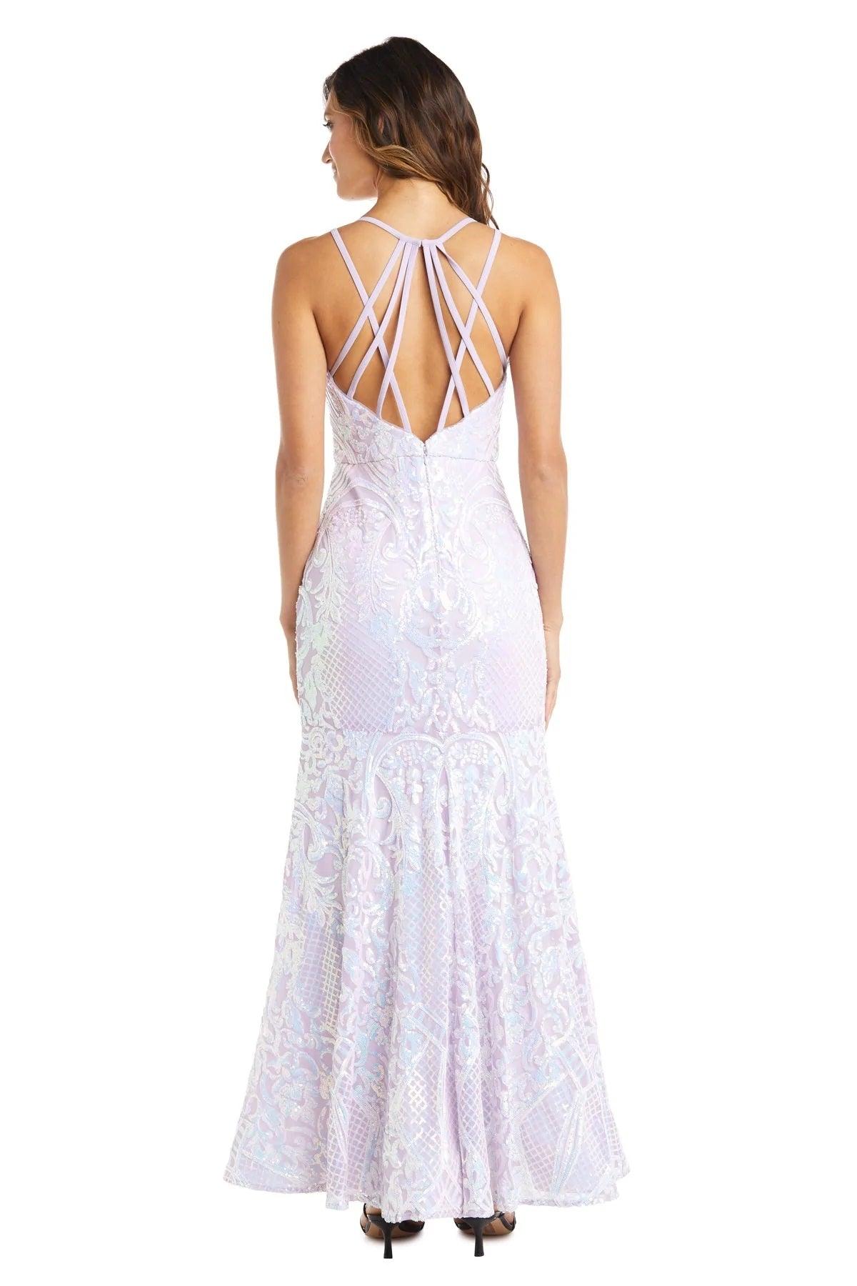 Morgan & Co Long Fitted Formal Prom Dress 12950 - The Dress Outlet