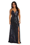 Morgan & Co Long Fitted Formal Prom Gown 12935 - The Dress Outlet