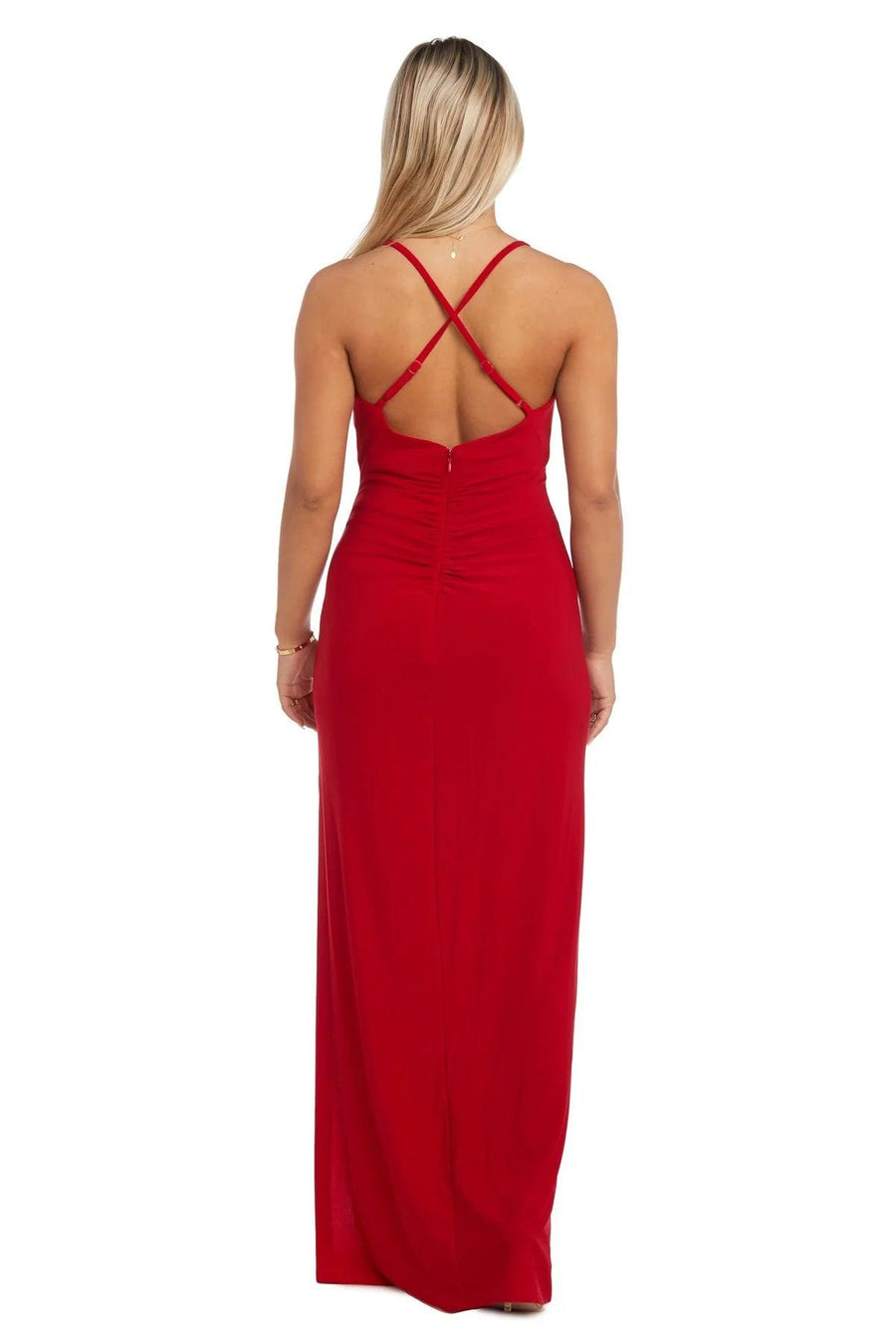 Morgan & Co Long Formal Fitted Prom Dress 13019 - The Dress Outlet