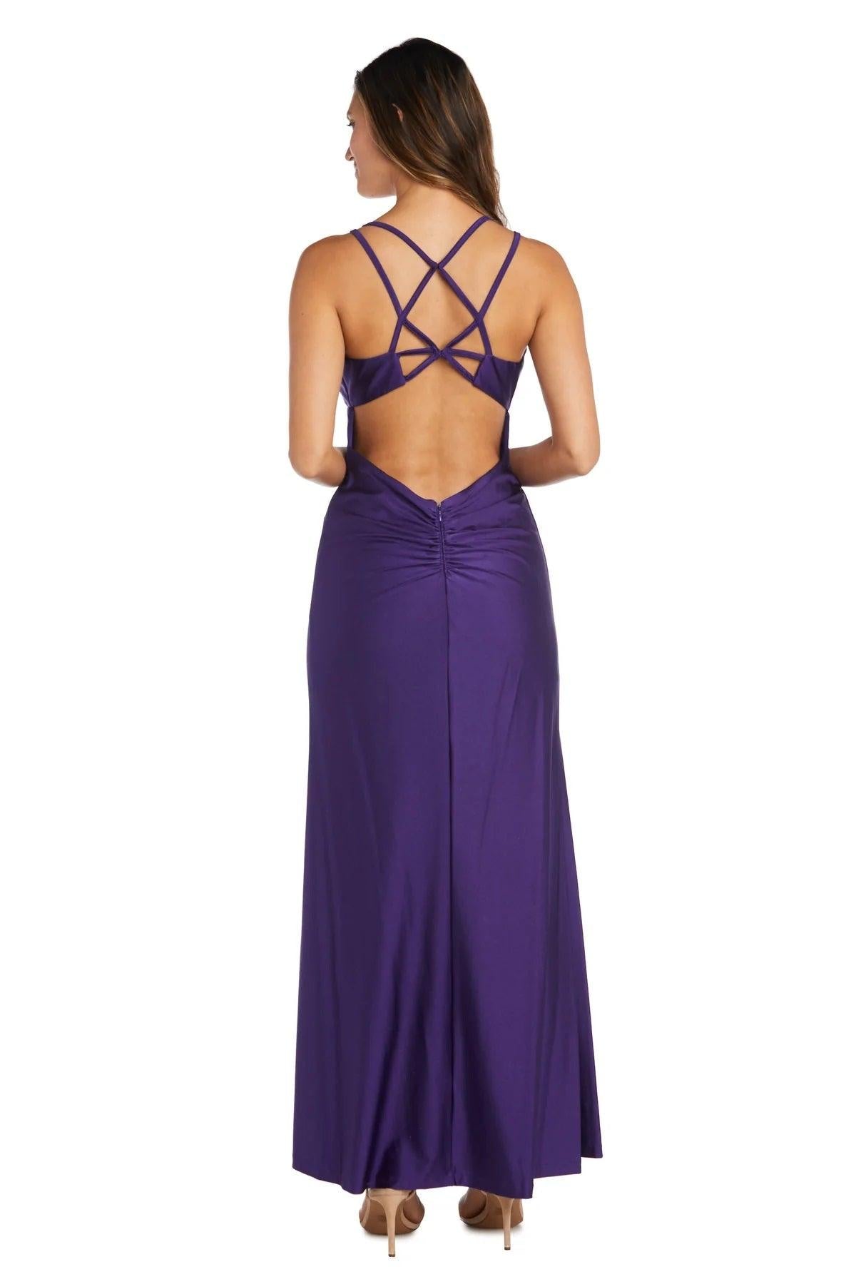 Morgan & Co Long Formal Prom Dress 13020 - The Dress Outlet