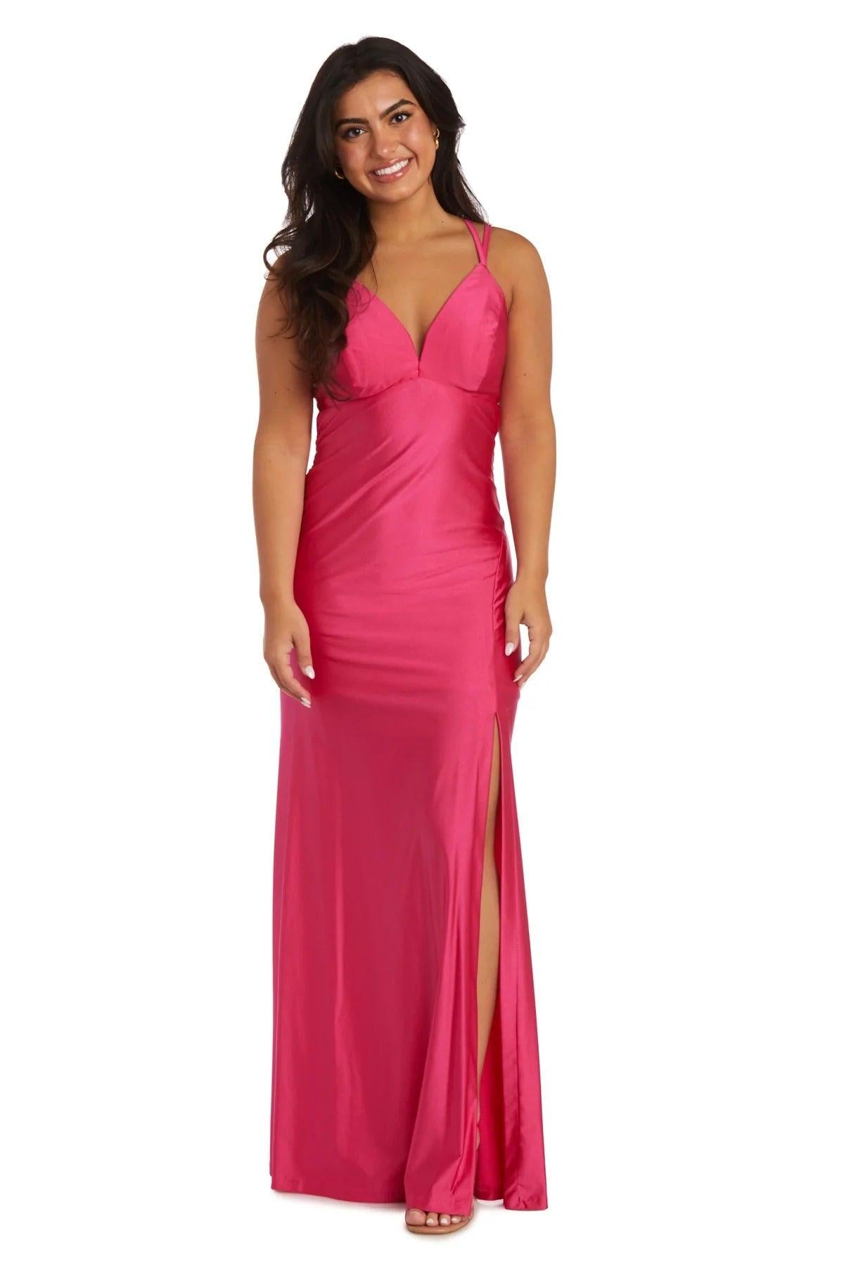 Morgan & Co Long Formal Prom Dress 13020 - The Dress Outlet