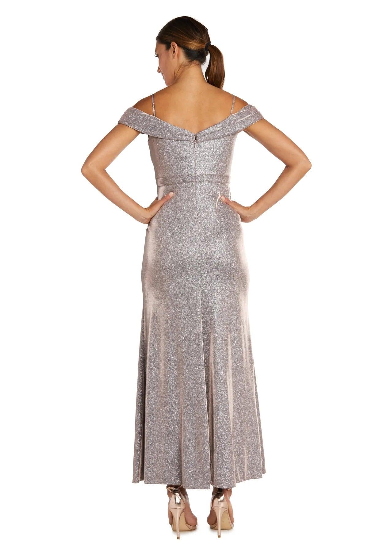 Morgan & Co Long Off Shoulder Prom Dress 12786 - The Dress Outlet