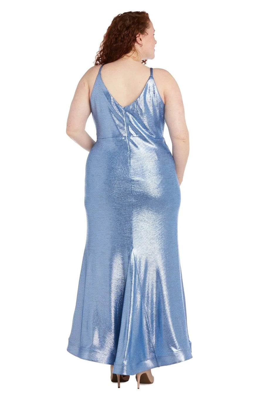 Morgan & Co Long Plus Size Formal Prom Dress 22122W - The Dress Outlet