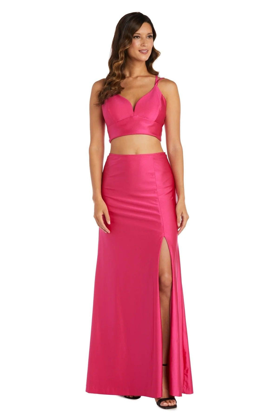 Morgan & Co Long Two Piece Prom Formal Dress 13030 - The Dress Outlet