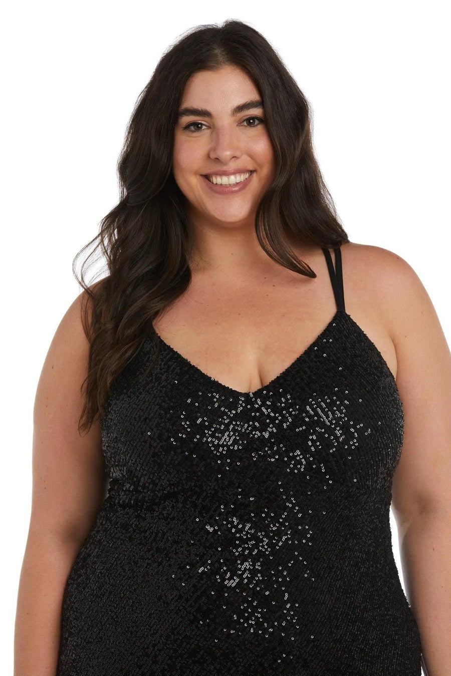 Morgan & Co Plus Size High Low Prom Dress 13029WM - The Dress Outlet