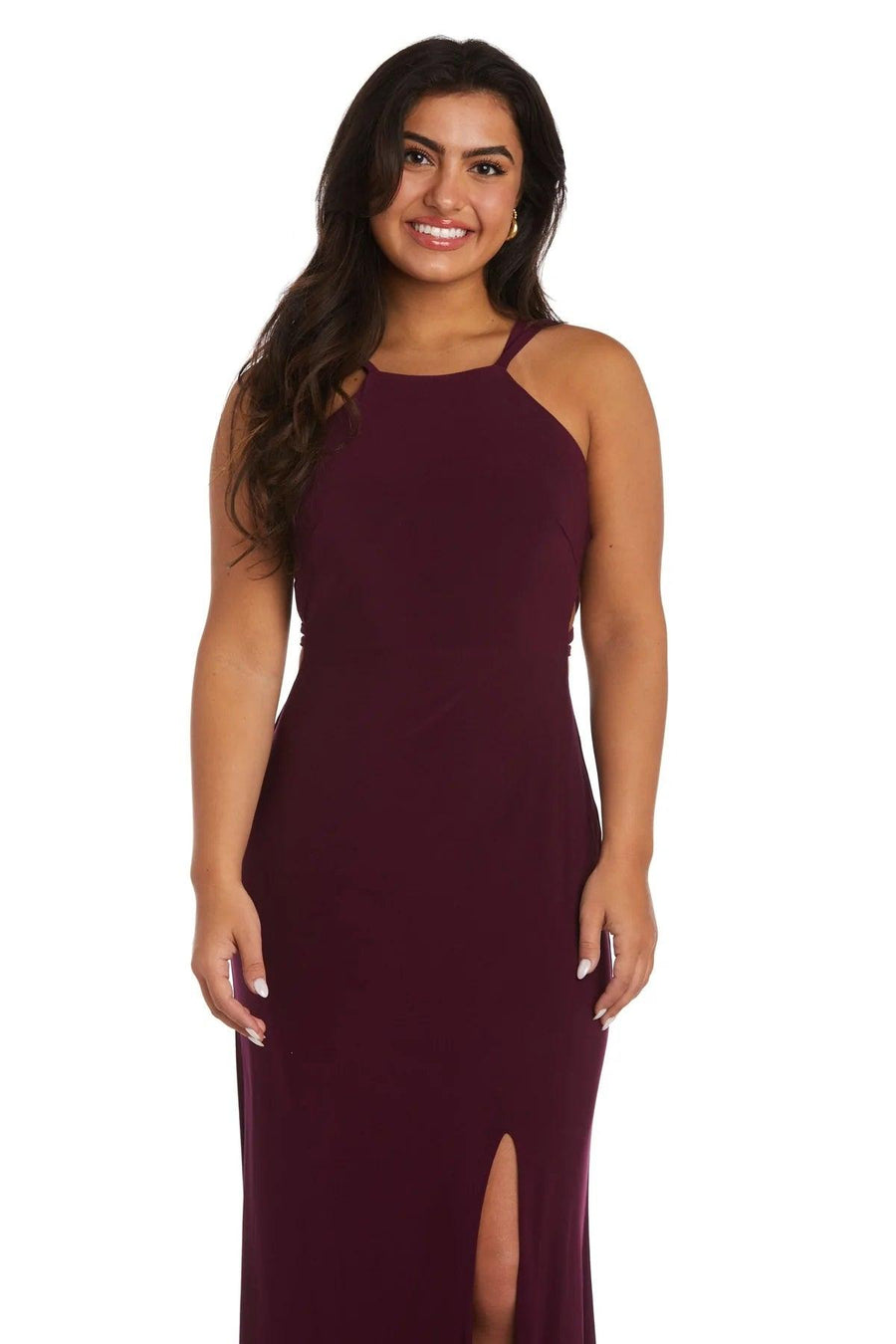 Morgan & Co Prom Fitted Long Formal Gown 12489A - The Dress Outlet