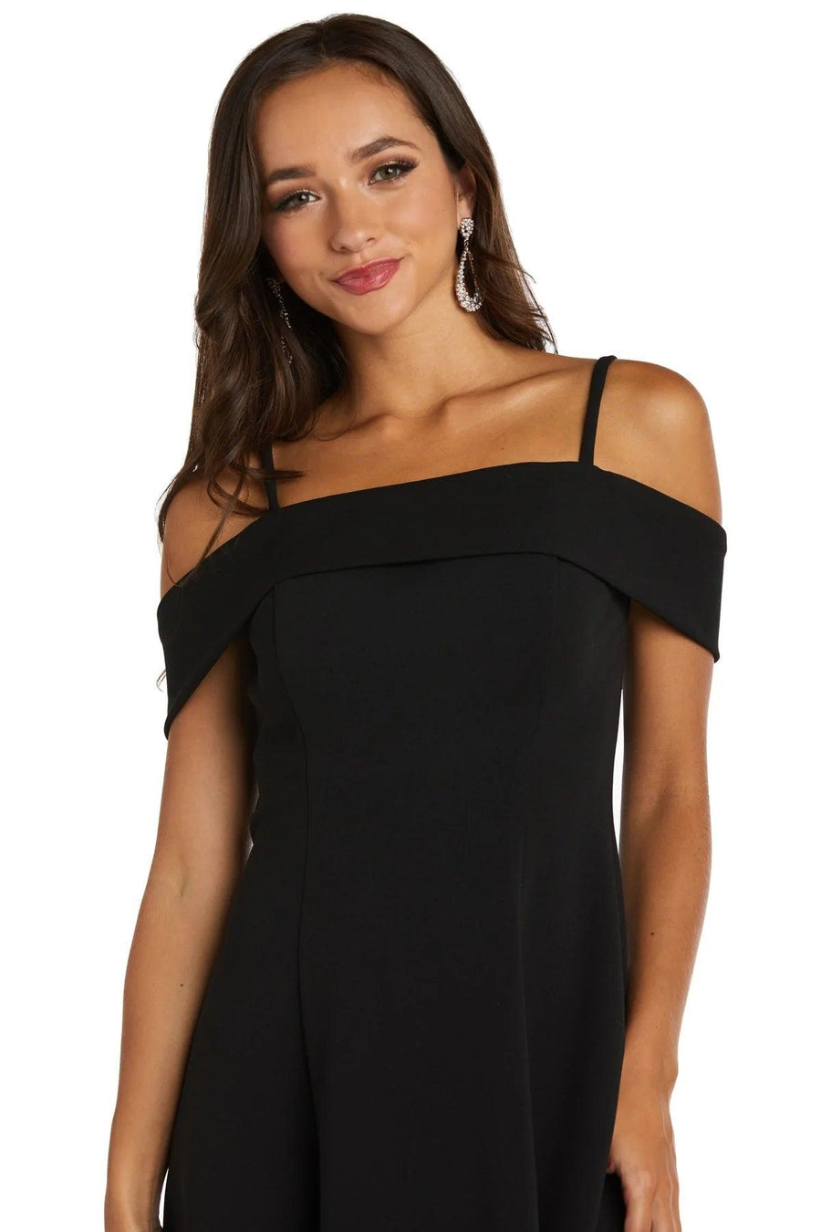 Morgan & Co. Short Off Shoulder Cocktail Dress 12857 - The Dress Outlet