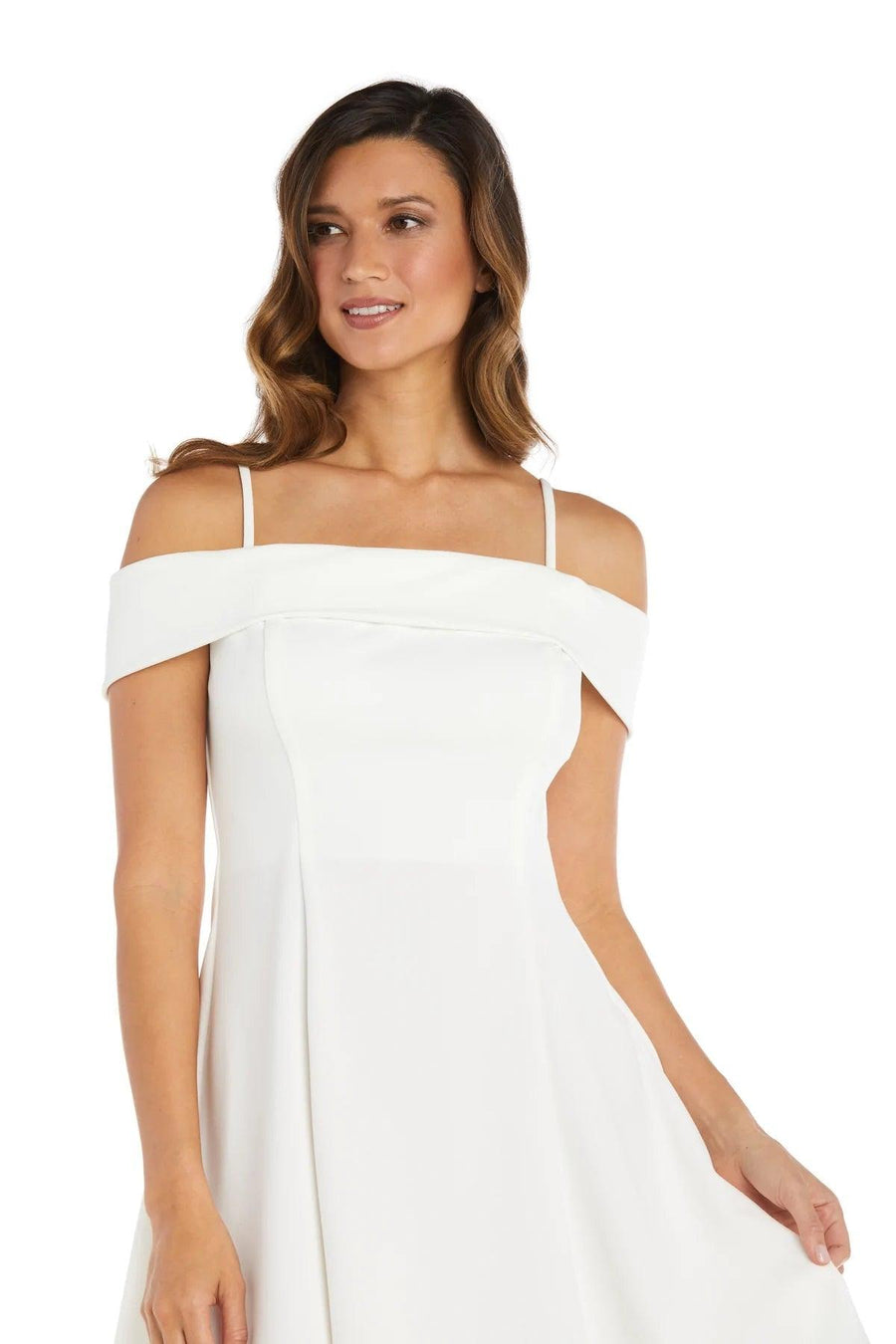 Morgan & Co. Short Off Shoulder Cocktail Dress 12857 - The Dress Outlet