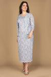 Mother of the Bride Formal Lace Jacket Dress - The Dress Outlet