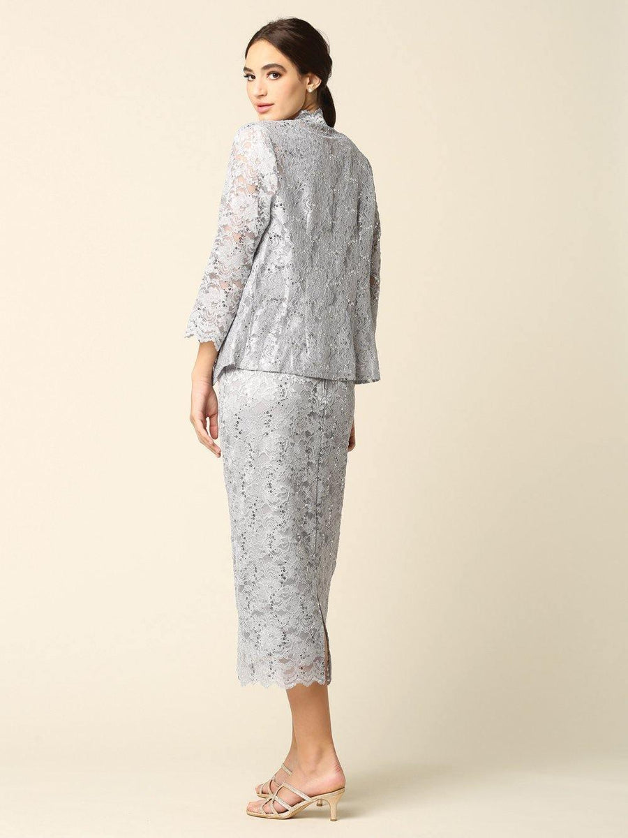 Mother of the Bride Formal Lace Jacket Dress Sale - The Dress Outlet