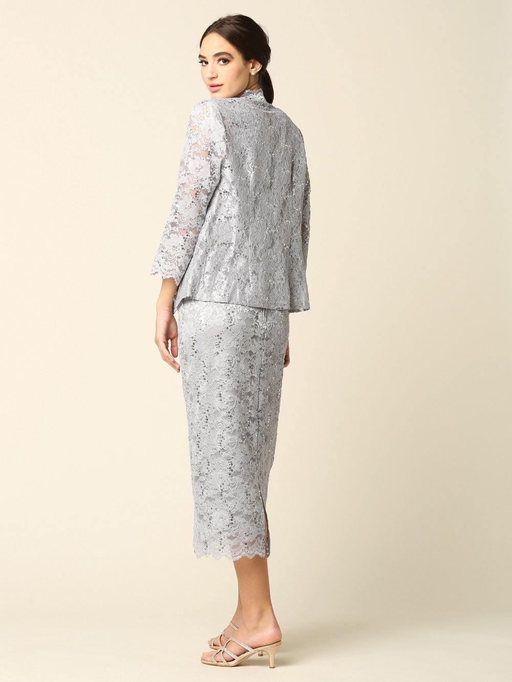 Mother of the Bride Formal Lace Jacket Dress Sale - The Dress Outlet