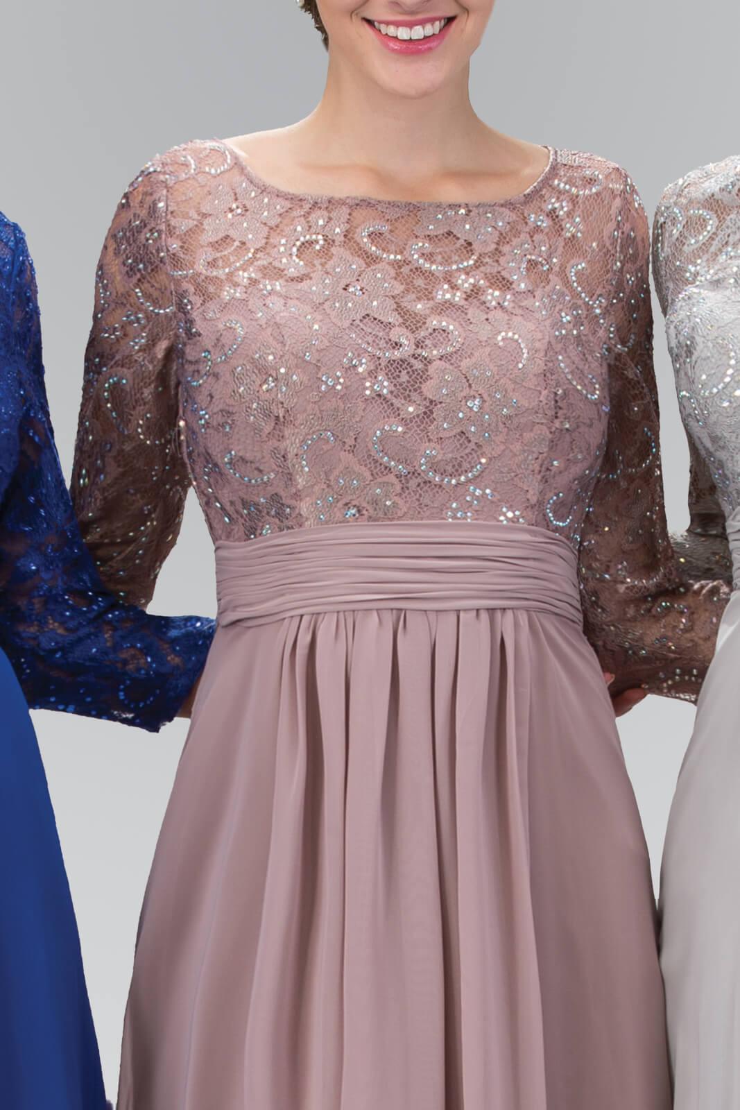 Mother of the Bride Long Dress Formal - The Dress Outlet Elizabeth K