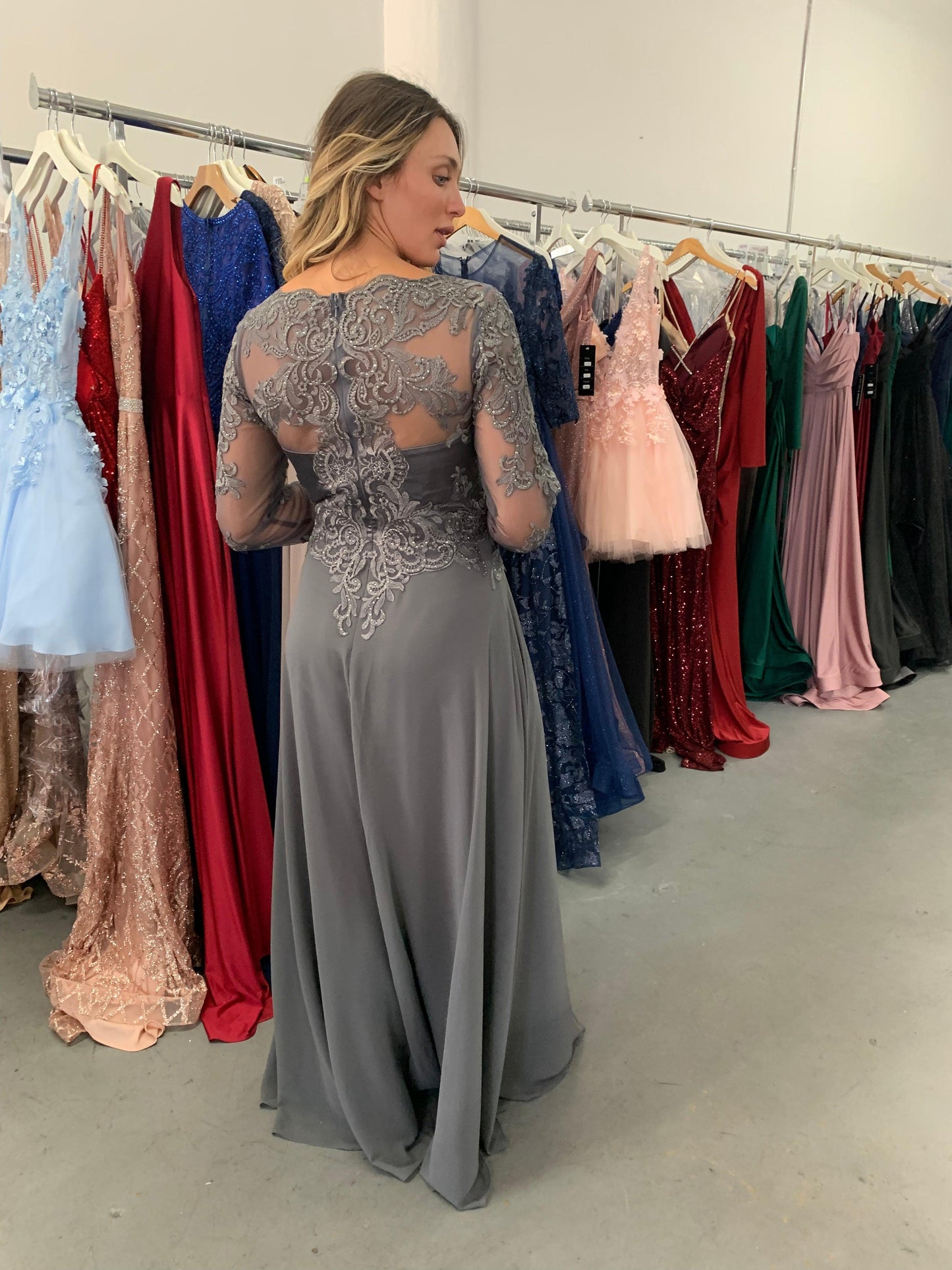 Mother of the Bride Long Dress Sale - The Dress Outlet