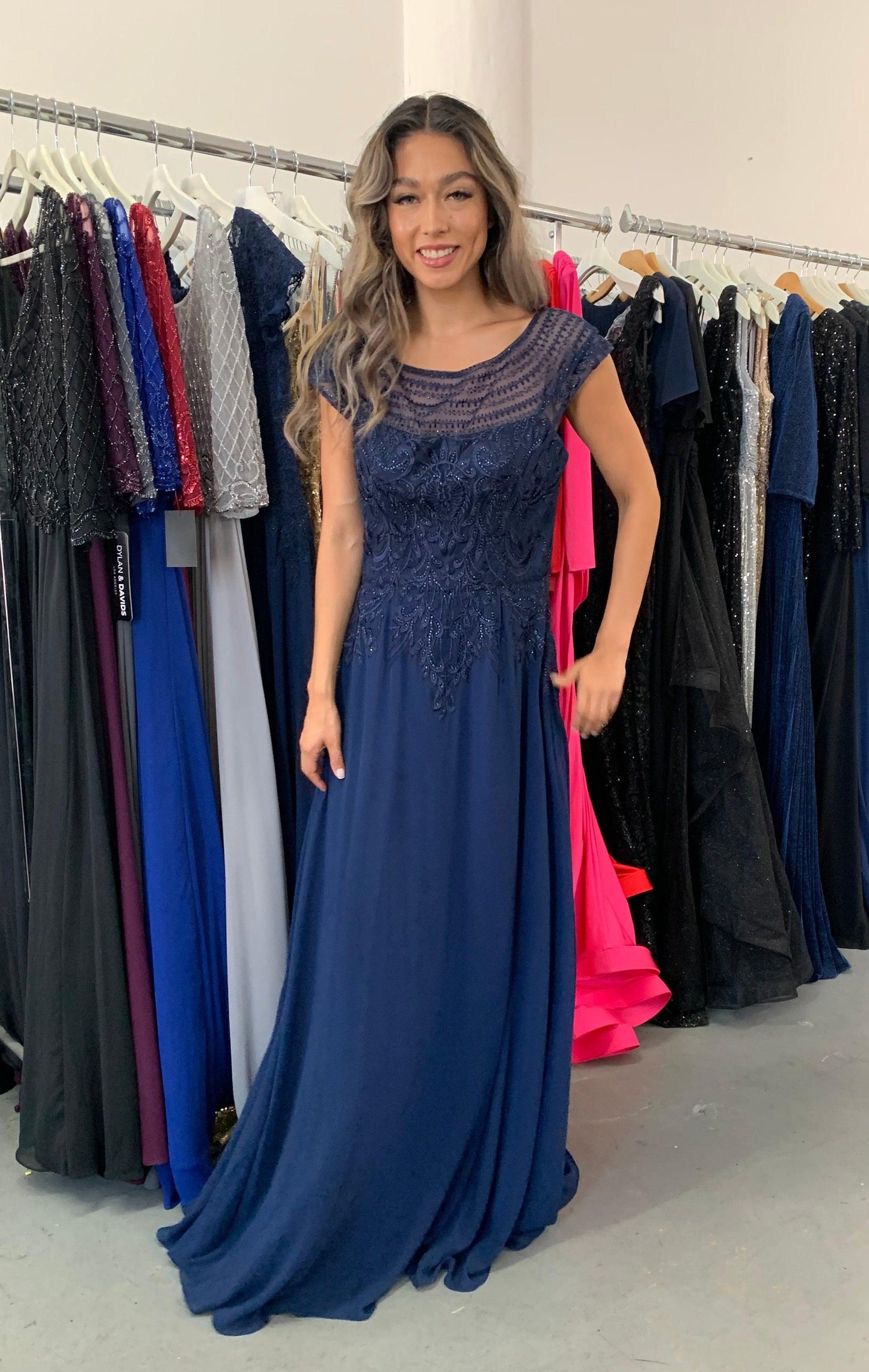 Mother of the Bride Long Dress Size 6 - The Dress Outlet