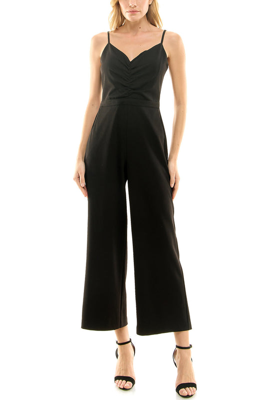 Jumpsuit Formal Long Pocket Jumpsuit Very Black