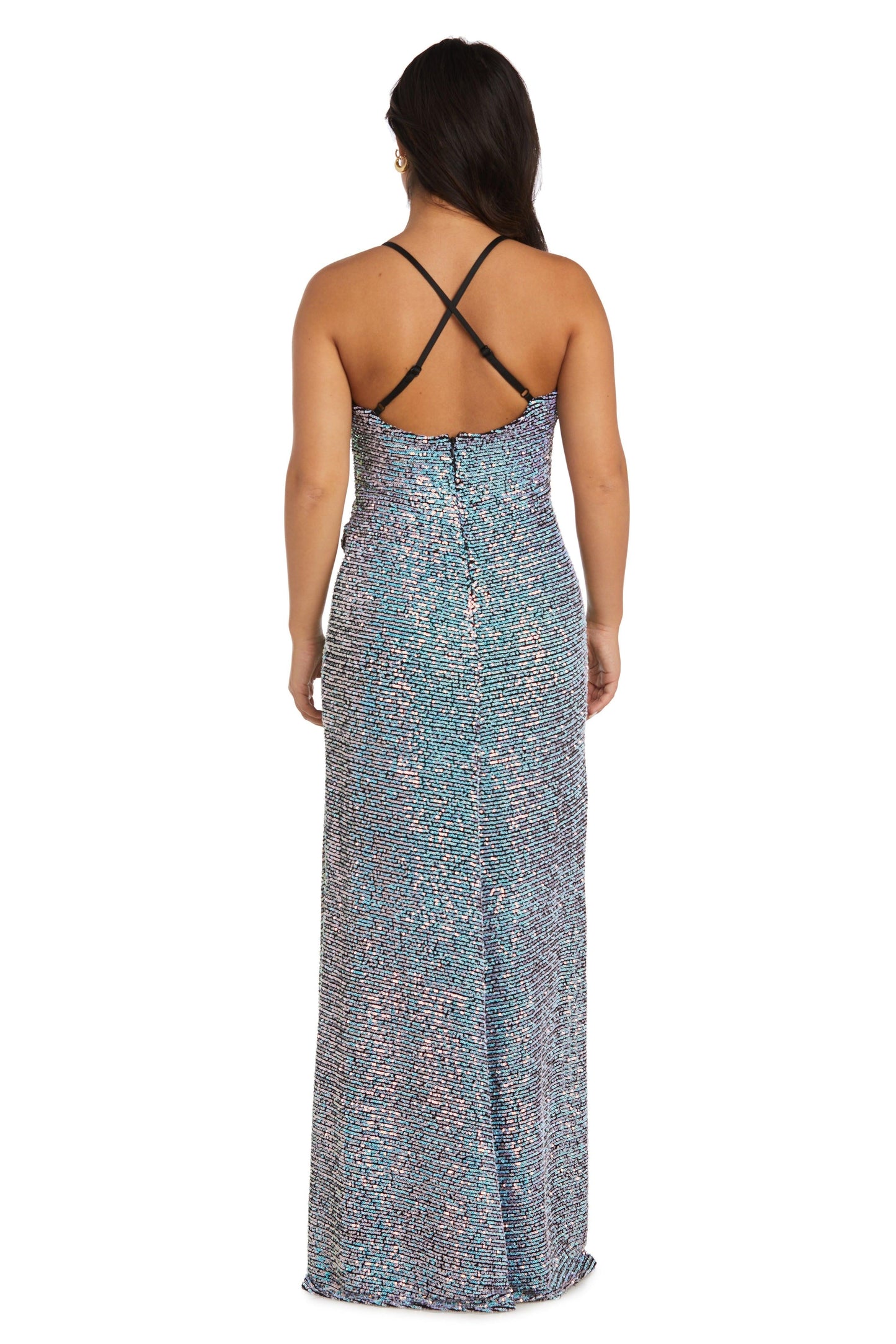 Nightway Long Formal Evening Dress 21936A - The Dress Outlet