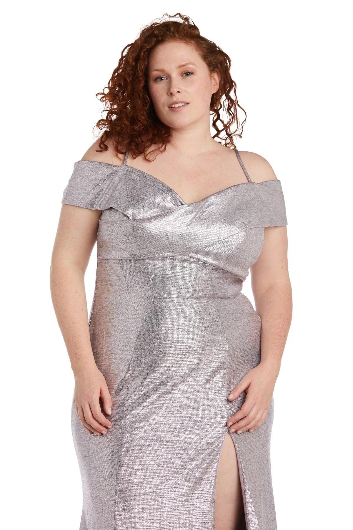 Nightway Long Formal Plus Size Dress 21761W - The Dress Outlet