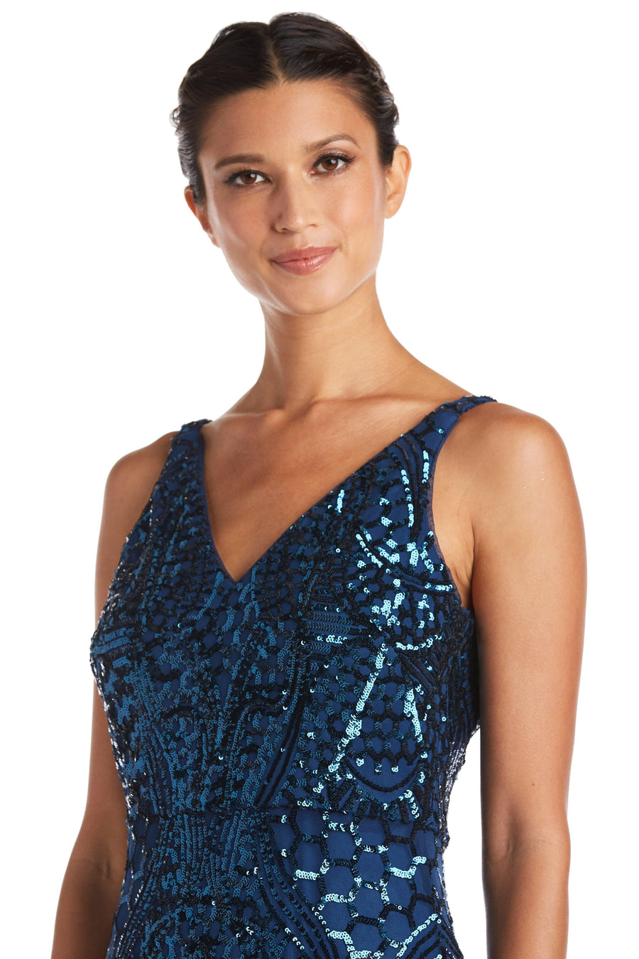 Nightway Long Formal Sequins Dress 21685 - The Dress Outlet