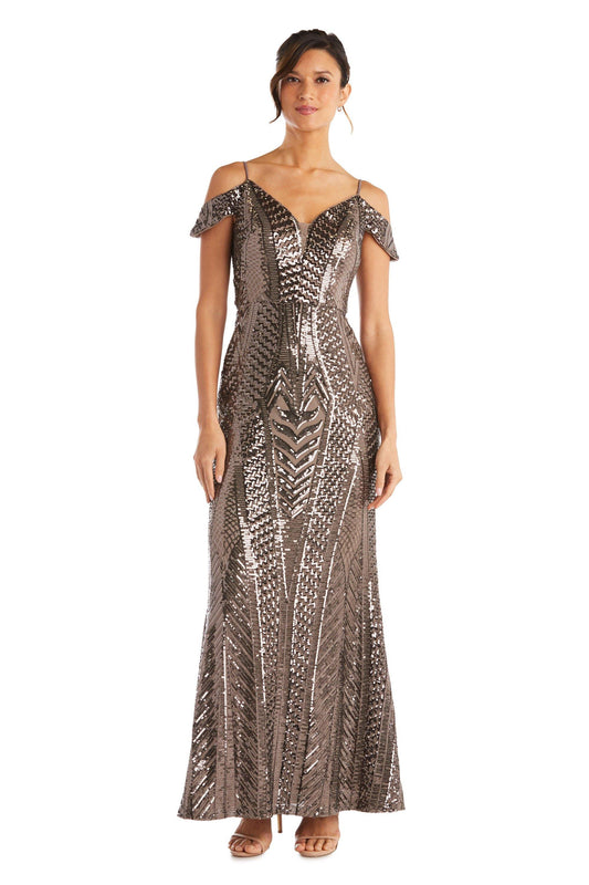 Nightway Long Formal Sequins Dress 21917 - The Dress Outlet