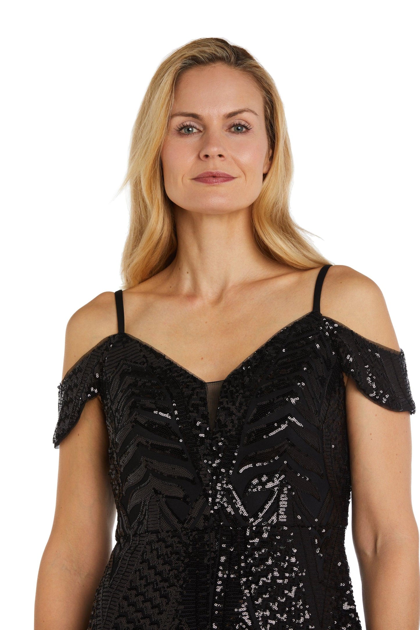 Nightway Long Off Shoulder Formal Dress 21917A - The Dress Outlet