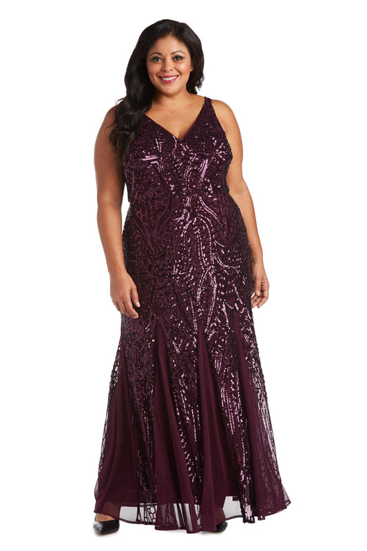 Nightway Long Plus Size Formal Dress Sale - The Dress Outlet