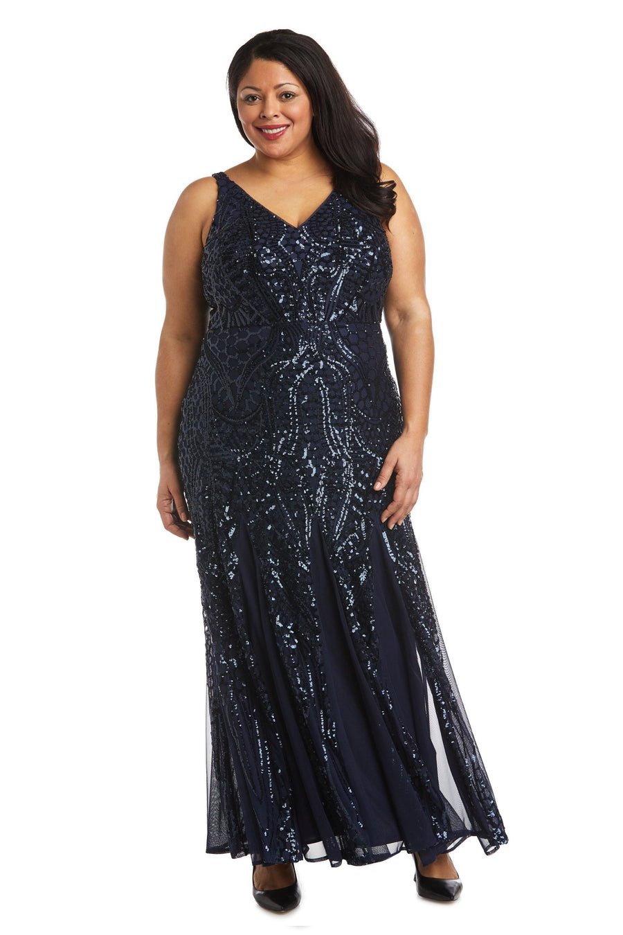 Nightway Long Plus Size Formal Dress Sale - The Dress Outlet