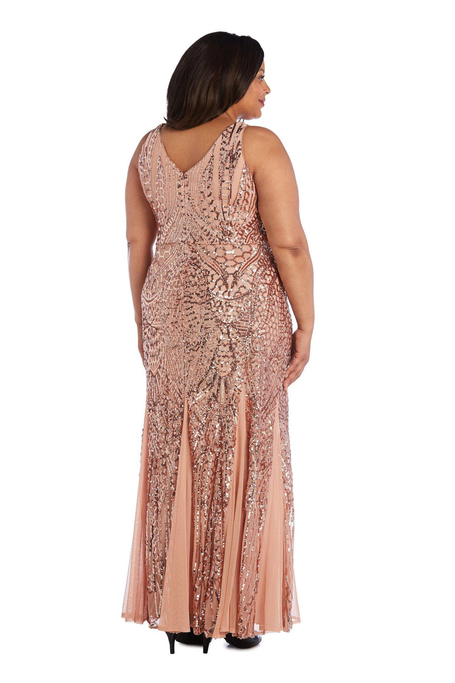 Nightway Long Plus Size Formal Dress Sale - The Dress Outlet