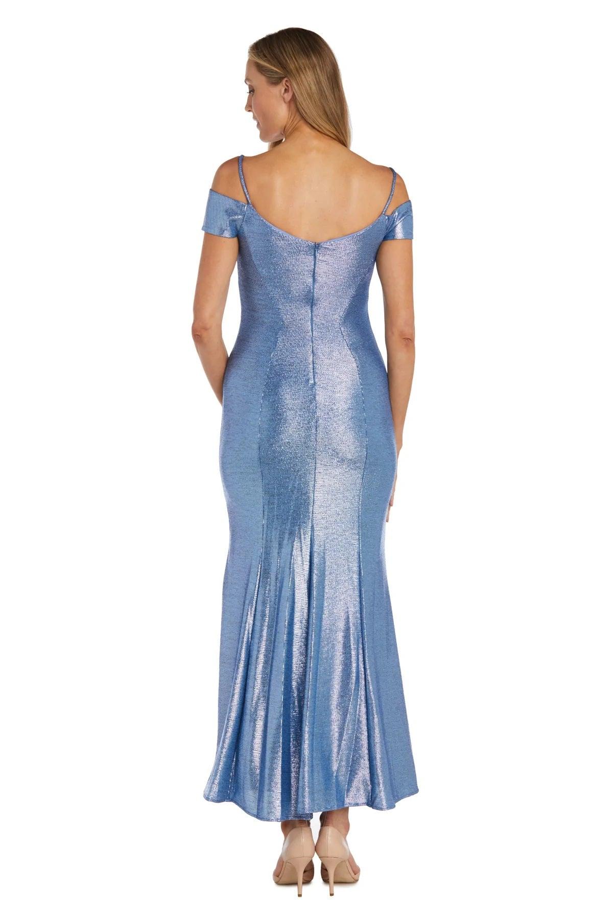 Nightway Off Shoulder Long Formal Dress 21761P - The Dress Outlet