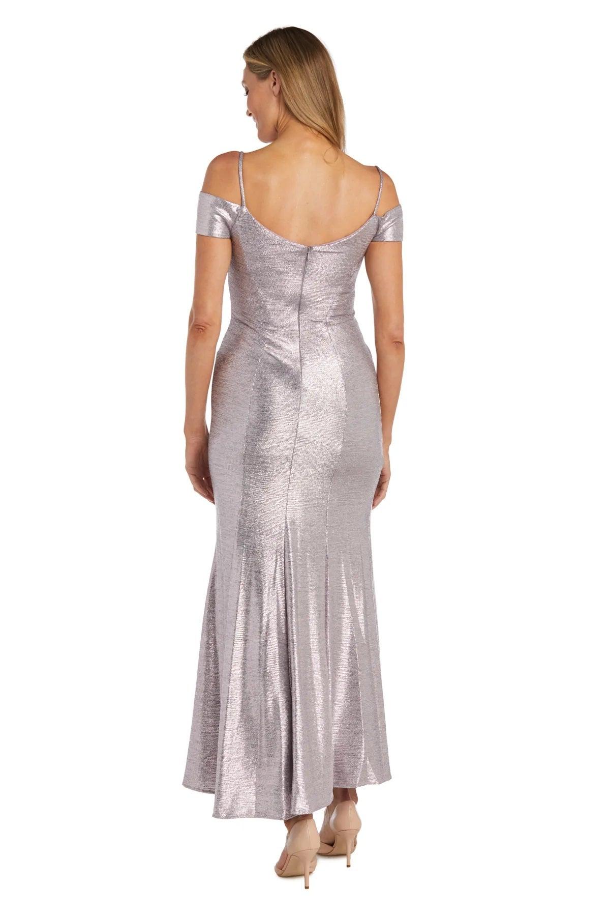 Nightway Off Shoulder Long Formal Dress 21761P - The Dress Outlet