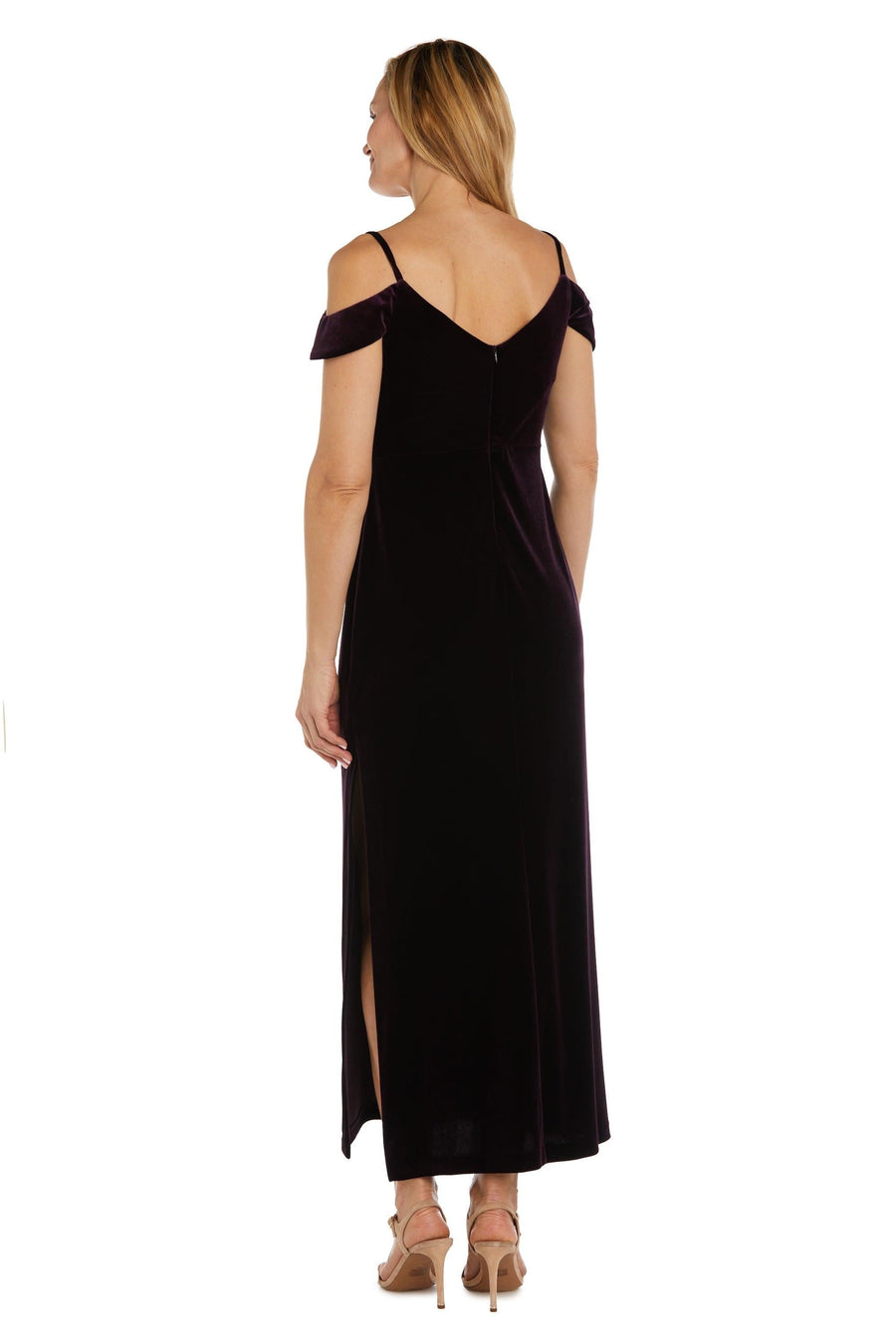 Nightway Off Shoulder Long Formal Dress 22110 - The Dress Outlet